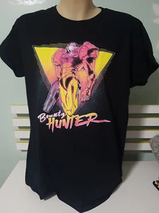 FEMALE 2XL 2 EXTRA LARGE SIZE SHIRT AWESOME! GILDAN BOUNTY HUNTER COTTON METROID - Imagen 1 de 1