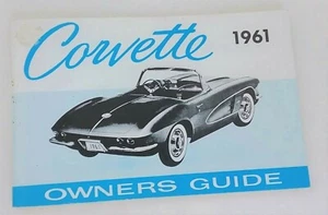 1961 Chevrolet Corvette Operator Owners Manual User Guide ~~2nd Edition!!!  NICE - Picture 1 of 8