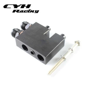 Aluminum AN10 Oil Filter Adapter For BMW N54 Engine 135i 335i E82 E90 E92 E93 - Picture 1 of 3