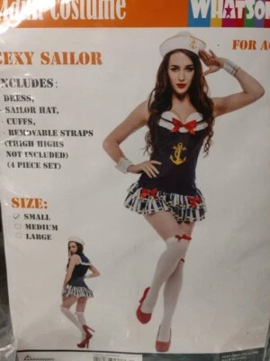 Sexy Marinero Mujer Halloween/Cosplay TALLA PEQUEÑA Foto 1 de 2