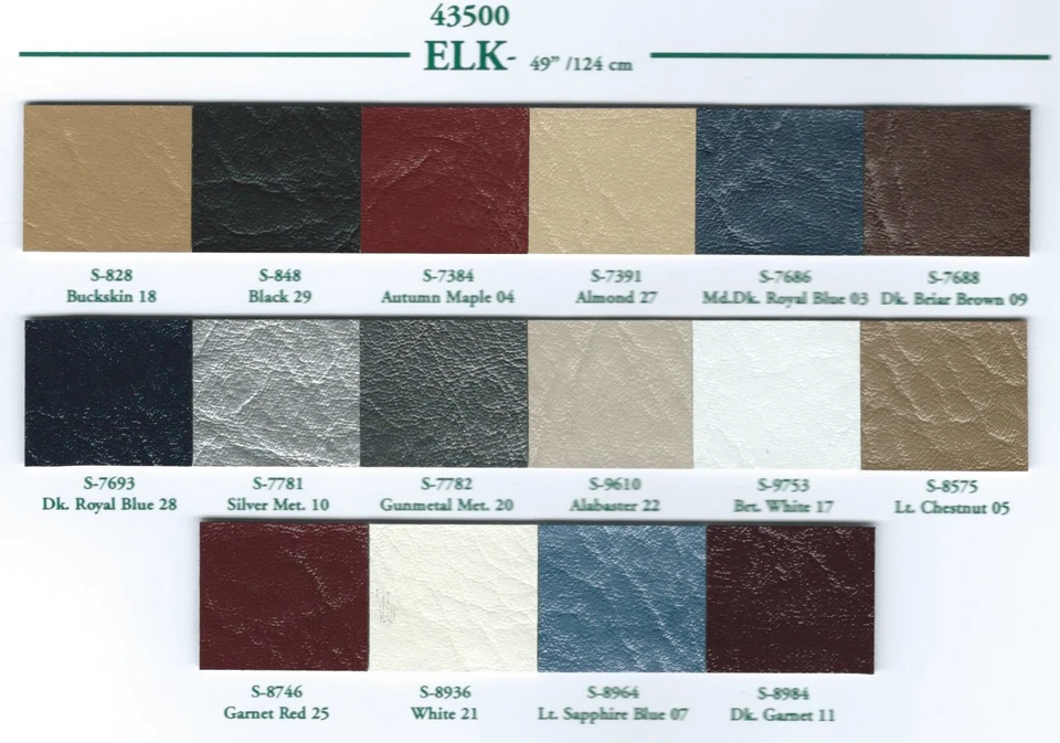 76 Cadillac Coupe Deville 1976 medio techo de vinilo/grano de alce original/cualquier color/nuevo Foto 1 de 1