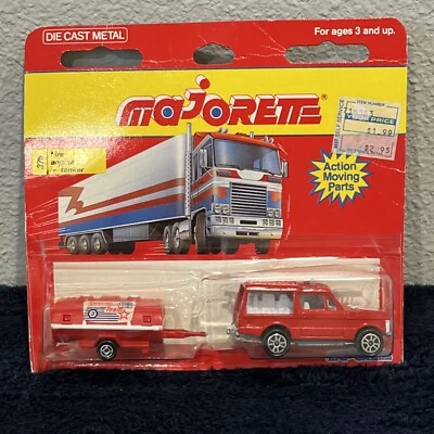 Vintage Majorette #376 Range Rover Fire Engine and Tanker Rescue Team - Image 1 of 4