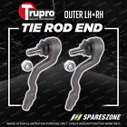 Pair Trupro Outer Tie Rod Ends For Bmw X5 E70 X6 E71 Wagon Coupe Awd 2004-2014