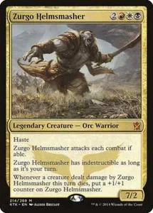 Zurgo Helmsmasher Custom Deck Commander MTG - Foto 1 di 8