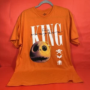 Disney The Nightmare Before Christmas Jack The Pumpkin King T-Shirt Sz L - Picture 1 of 4
