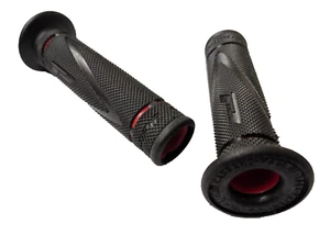Progrip 838 Trials Grips Red-Black Open Ended Motorcycle Road Bike Grips - Picture 1 of 4