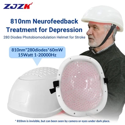 New Brain Neuromodulation PBM 810nm NIR Light Therapy Helmet Photobiomodulation - Bild 1 von 4