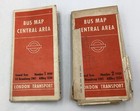 London Transport Bus Map Central Areas 1 & 2 1939 (WH).
