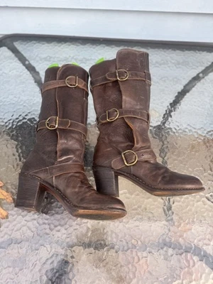 Botas Fiorentini & Baker Triple Correa Cuero Marrón Mujer EU39/US 8.5 Foto 1 de 4