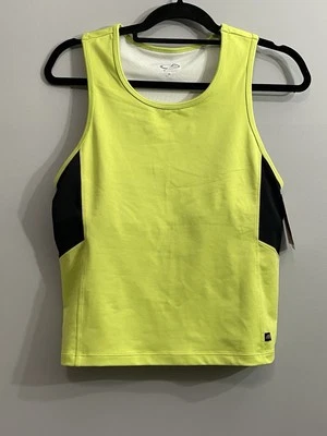 Tanque ativo feminino C9 By Champion verde controle de movimento seco com sutiã interno GG - Imagem 1 de 4