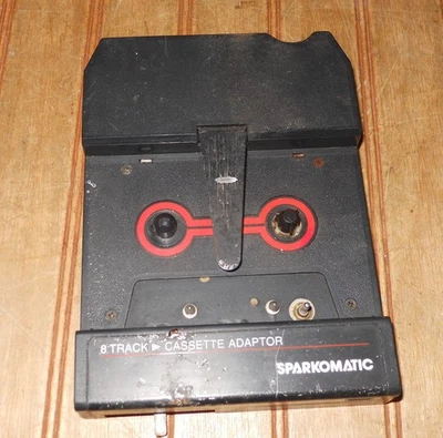 Adaptador de casete estéreo de 8 pistas SPARKOMATIC de colección hecho en Japón modelo SCA-10 Foto 1 de 4