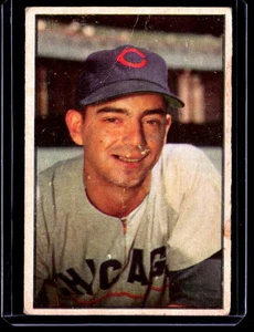 1953 Bowman Color Tommy Brown Chicago Cubs #42 SET BREAK - Picture 1 of 2