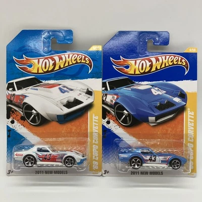 HOT Wheels 69 COPO CORVETTE #4 (lote de 2) Foto 1 de 3