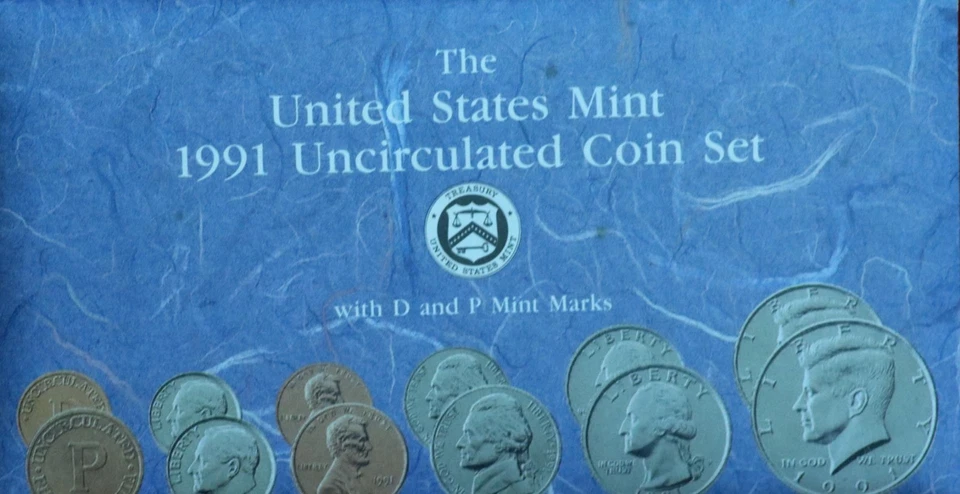 Uncirculated 1991 U.S. Mint Set P & D Mint - Image 1 of 1