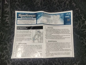 Transformers Armada Unicron Instruction Manual Book - Picture 1 of 4