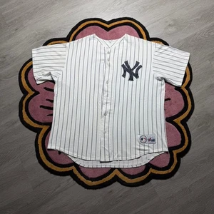 Camiseta deportiva vintage de los 90 Majestic Athletic New York Yankees Derek Jeter MLB talla XL - Imagen 1 de 8
