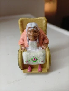 RARE Mama Coco Figurine 2” PVC Toy Disney Pixar Abuela Old Grandma Wheelchair - Picture 1 of 6