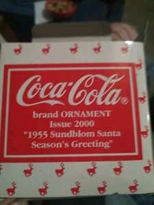 Sundblom Santa Seasons Geeeting 1955 - Imagen 1 de 3
