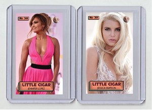 Jessica Simpson rare MH Little Cigar #'d 1/3 Tobacco card no. 361