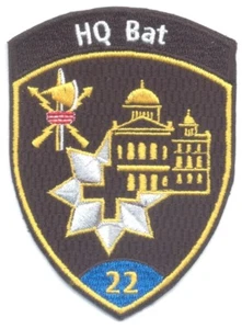 SWITZERLAND - Army - Headquarters Battalion 22, 4th Company sleeve patch - Picture 1 of 1