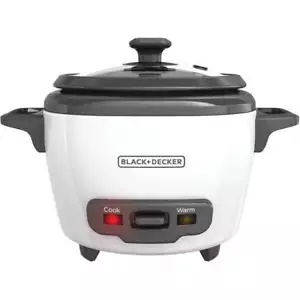 3-Cup Electric Rice Cooker Steamer with Keep-Warm Function Nonstick Kitchen - Picture 1 of 7