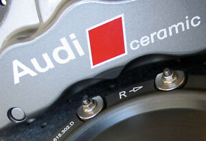 AUDI Ceramic Premium Brake Caliper Decals Stickers RS4 RS5 RS6 RS7 R8 ALL OPTION