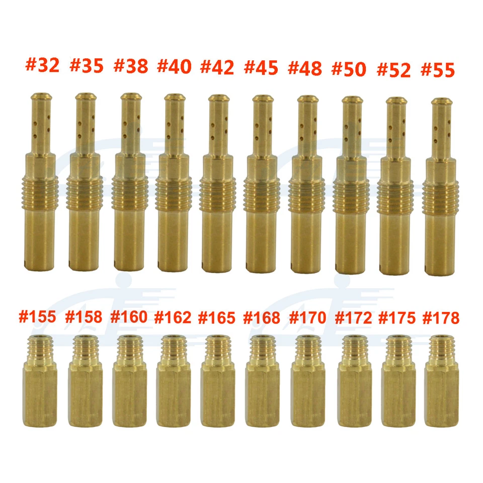 Juego de kit de chorro principal de carburador para motocicleta chorro lento/piloto para PWK Keihin OKO CVK Foto 1 de 4