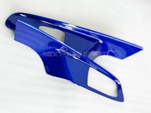 C8 Corvette Real Blue Carbon Fiber Coupe Window Switch Panels Covers Kit LH + RH - Picture 1 of 7