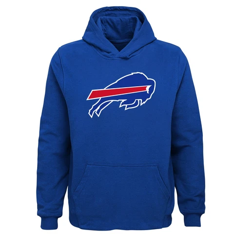 Outerstuff NFL Youth Boys Buffalo Bills Primary Logo Fleece Hoodie Cover