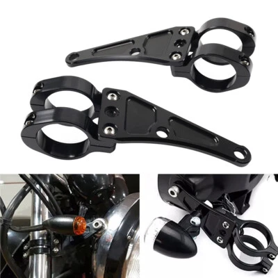 41MM Motorcycle Headlight Bracket Mount Clamp Fork Tube Holder For Harley - Image 1 of 4