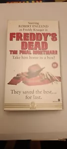 freddys dead the final nightmare vhs - Picture 1 of 3