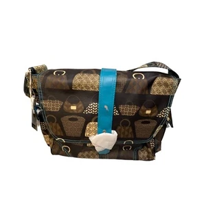 Kalencom New Orleans Diaper Bag with Changing Pad, Bottle Holder, Zipper Pouch - Picture 1 of 10
