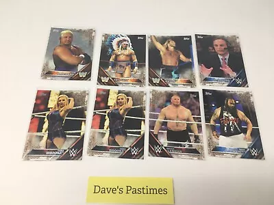 2016 Topps WWE Then Now Forever Bronze Parallel 8 Card Lot Wrestling Legends - Image 1 of 4