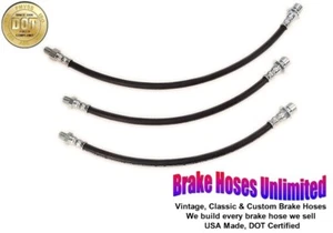 BRAKE HOSE SET Oldsmobile Dynamic 88 & Super 88 Fiesta Station Wagon - 1957 1958 - Picture 1 of 2