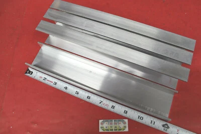 4 Pieces 2" x 1" x 1/8" Wall 6063 T52 ALUMINUM CHANNEL 12" long Mill Stock - Image 1 of 3
