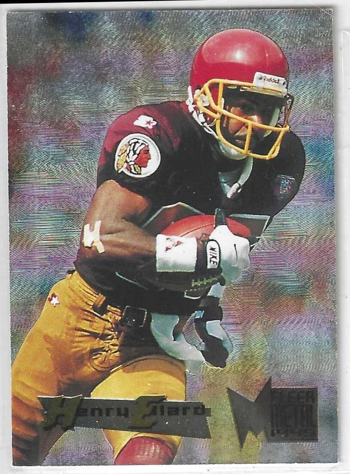 1995 Fleer Metal #193 Henry Ellard Washington Redskins Fresno State - Image 1 of 1