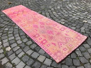 Turkish Antique rug Bohemian Area rug Oushak rug Vintage Rug Handmade Wool rug - Picture 1 of 12