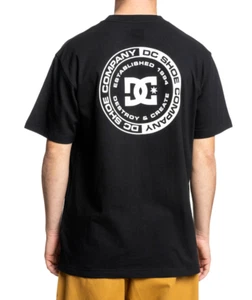 CAMISETA DC SHOES HOMBRE.NUEVA CAMISETA TOP MANGA CORTA ALGODÓN NEGRO ESTAMPADO CORPORAL W24 - Imagen 1 de 7
