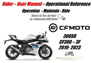 CF Moto 300SR 300 SR  Rider - User - Owners Manual USB - Picture 1 of 12