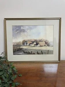 Autumn Glow von Pat Swain - Original gerahmtes Aquarell - Bild 1 von 10