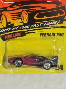 Matchbox Superfast NEW LOOK FERRARI F40 #24 GET IN THE FAST LANE! 1995 rare - Picture 1 of 6