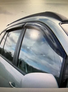 AVS 4-Pc Dark Smoke Side Window Deflectors Fits 1990-1993 Honda Accord - 94018 - Picture 1 of 3