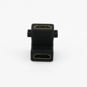 HDMI-compatible FeMale To Female Wall Plate Angle 90 Degrees Adapter Connecter - Picture 1 of 7