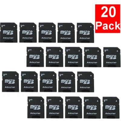 20Pcs Micro SD Adapter TransFlash TF To SD SDHC Memory Card Adapter Converter - Image 1 of 4