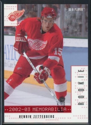 2002-03 BAP Memorabilia Ruby RC #286 Henrik Zetterberg 127/200 - Image 1 of 2