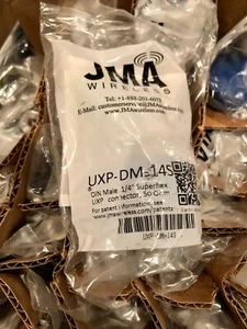 JMA UXP-DM-14S, DIN Male Connector for 1/4” Superflexible Cable - Picture 1 of 2
