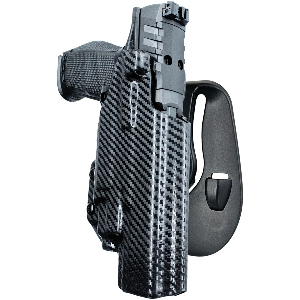 BLACK SCORPION OUTDOOR GEAR OWB Paddle Holster fits Walther PDP 5'' w/ Streamlight TLR-7, TLR-8