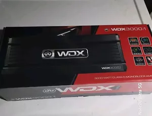 NEW DB Drive 1 Ohm Mono Block Class-D 3000 Watts RMS Amplifier Wdx3000.1 - Picture 1 of 5