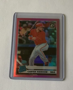 CARTER KEIBOOM 2019 Panini Donruss Optic Rated Rookies Pink Prizm #92 Rookie RC - Picture 1 of 2