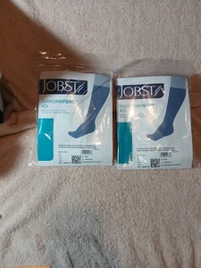 New 2 Lot Jobst FarrowHybrid ADI Foot Compression Socks Black Wide XL 76664-19 - Picture 1 of 8